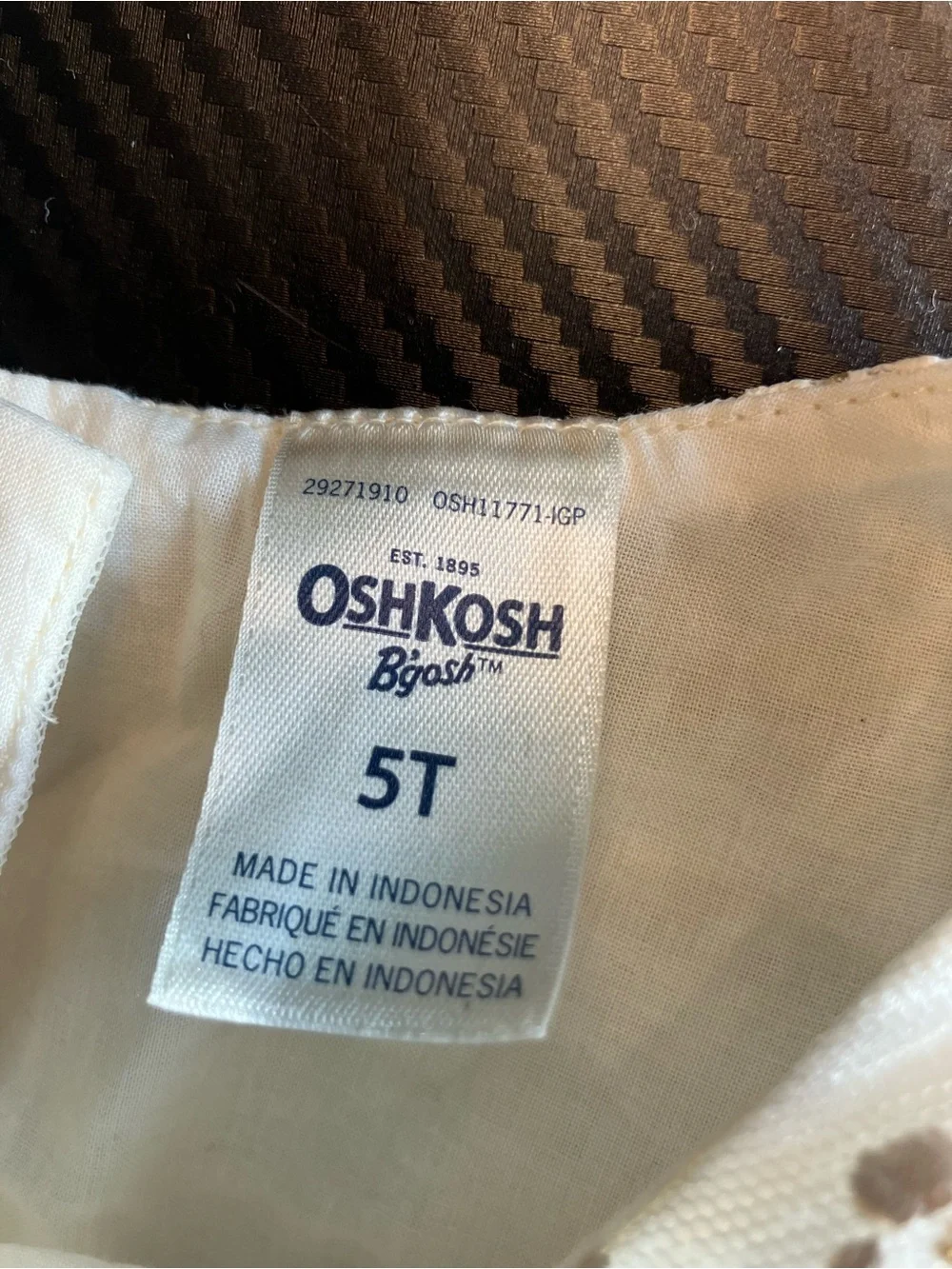 OshKosh Bgosh ivory dress
